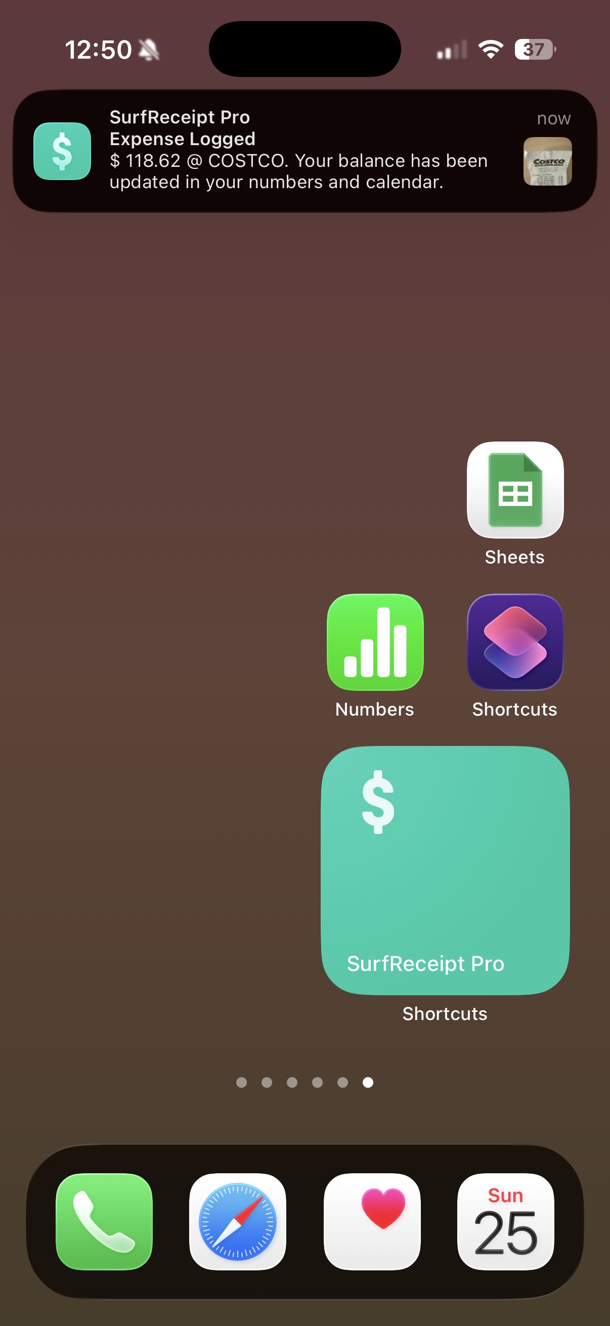 Confirm & save & Success notification