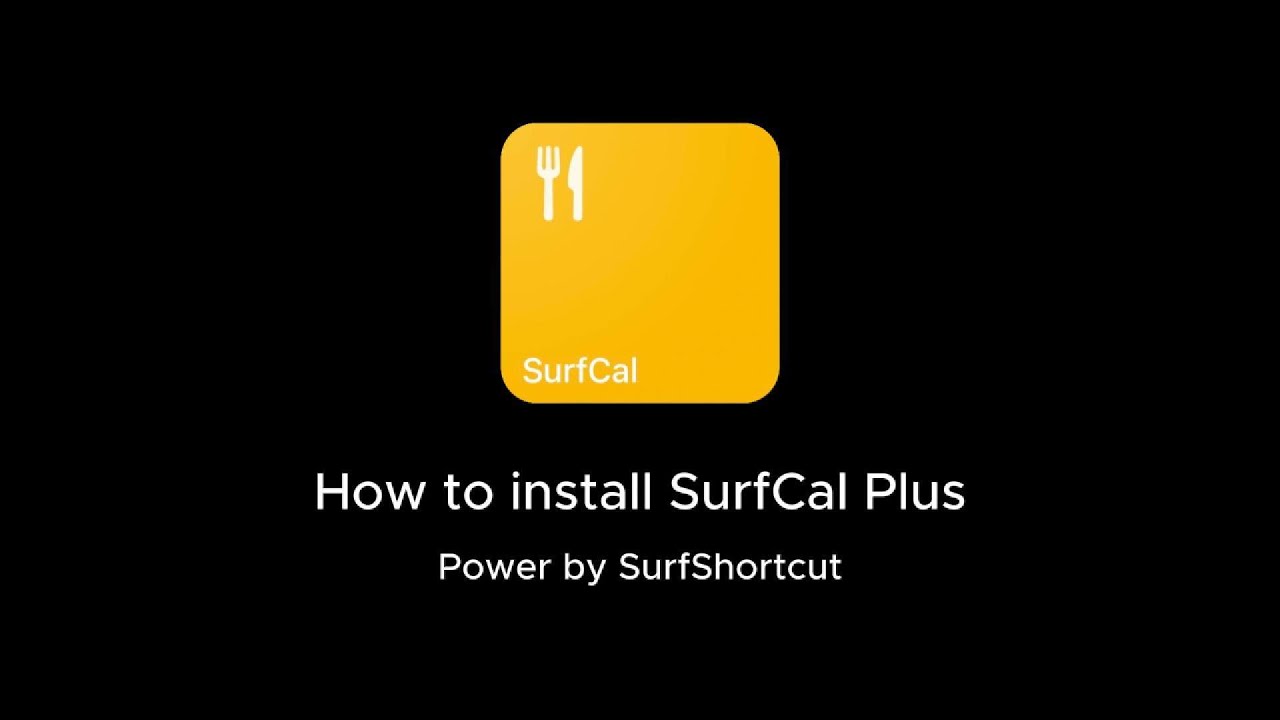 Getting Started with SurfCal Plus